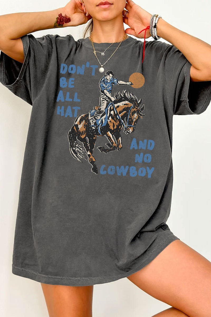 Cowboy Oversized Graphic Tee