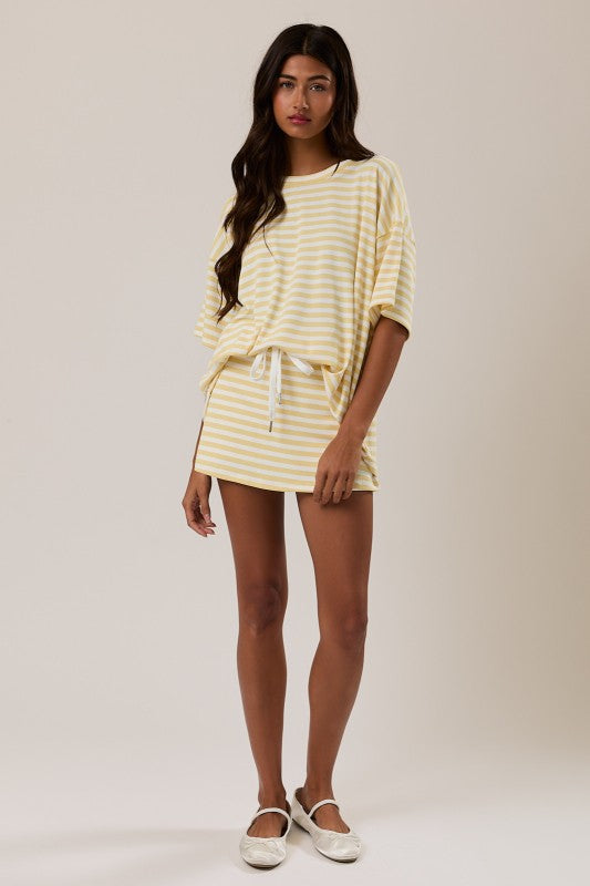 Butter Yellow Skort Set