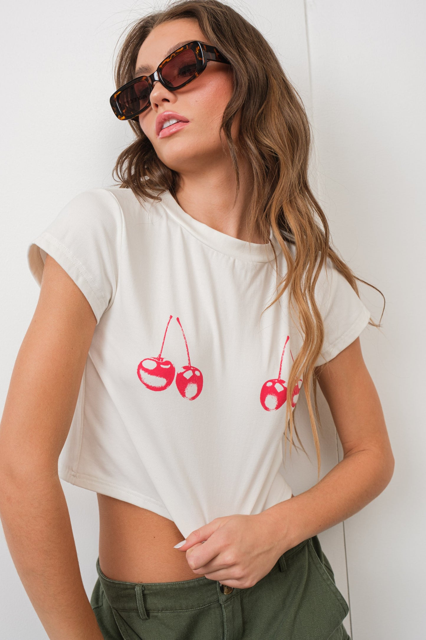 Cherry Baby Tee