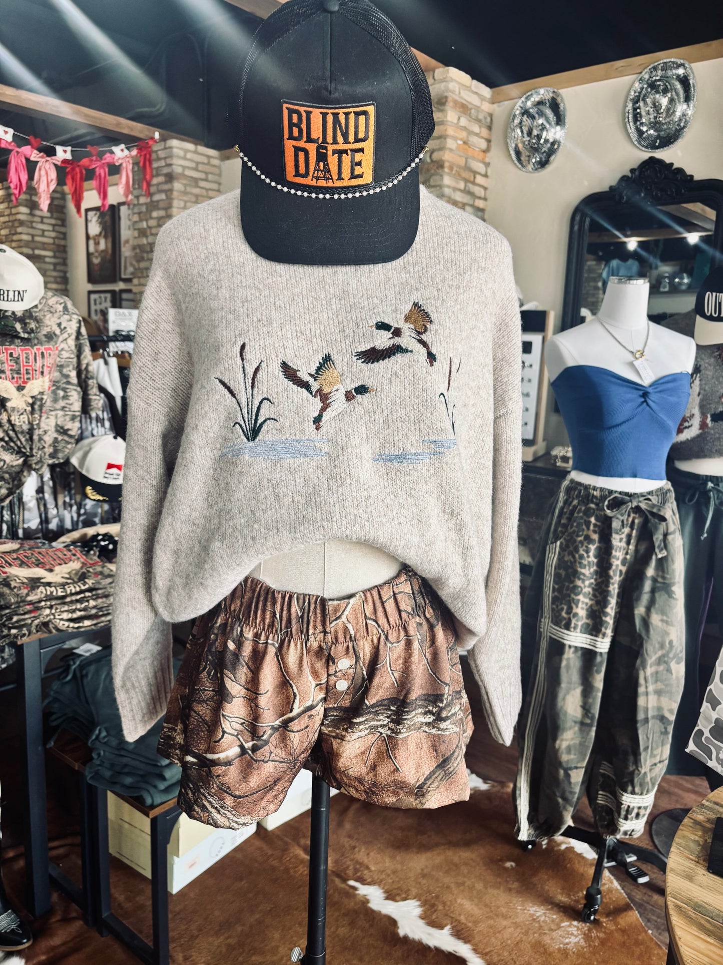 Pond Duck Oatmeal Sweater