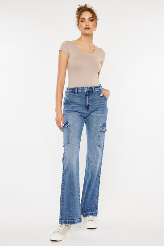 Harper High Rise Cargo Flares