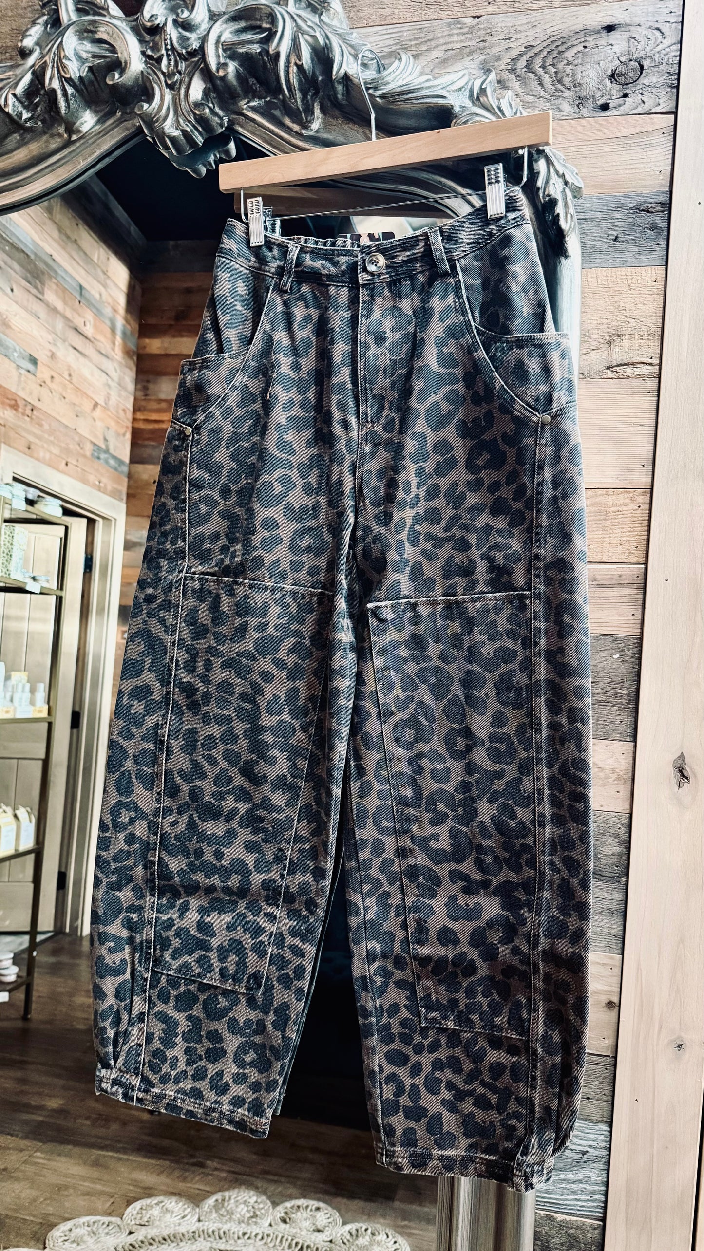 Lovin’ Leopard Denim Pants