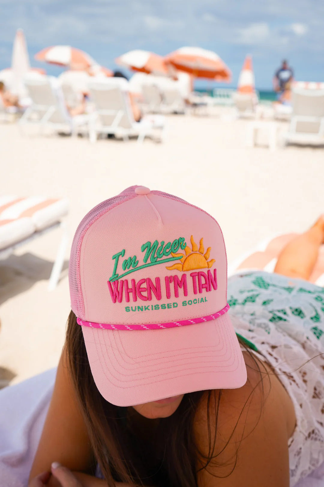 I’m Nicer When I’m Tan Trucker Hat