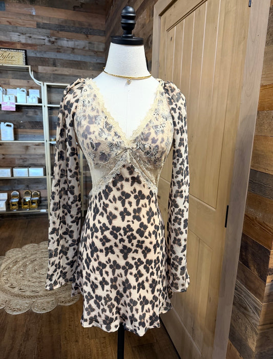 Leopard & Lace Dress