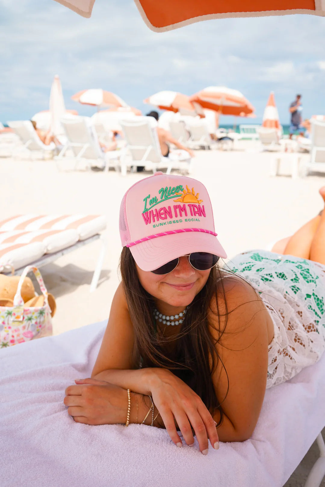 I’m Nicer When I’m Tan Trucker Hat