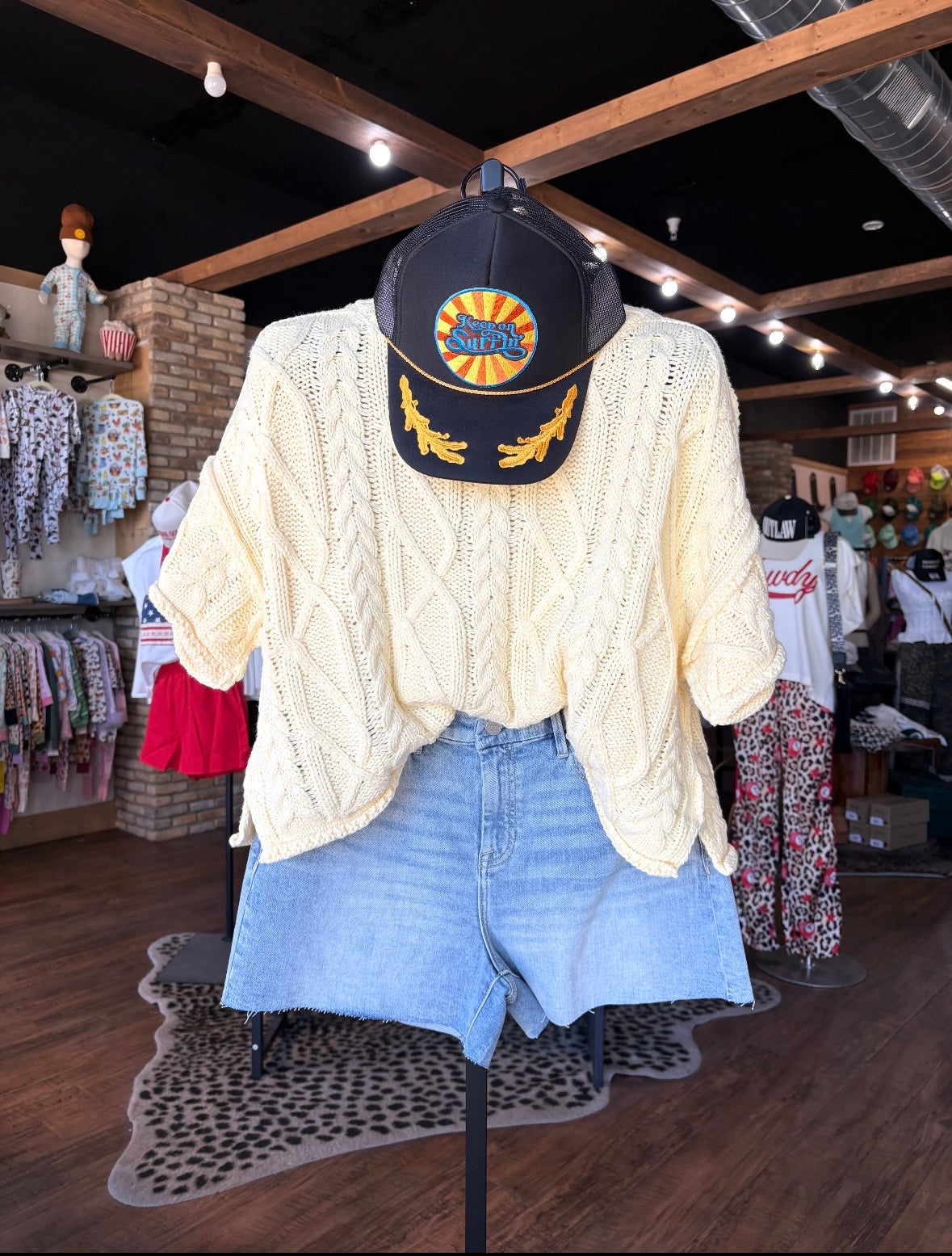 RISEN Denim Cutoffs