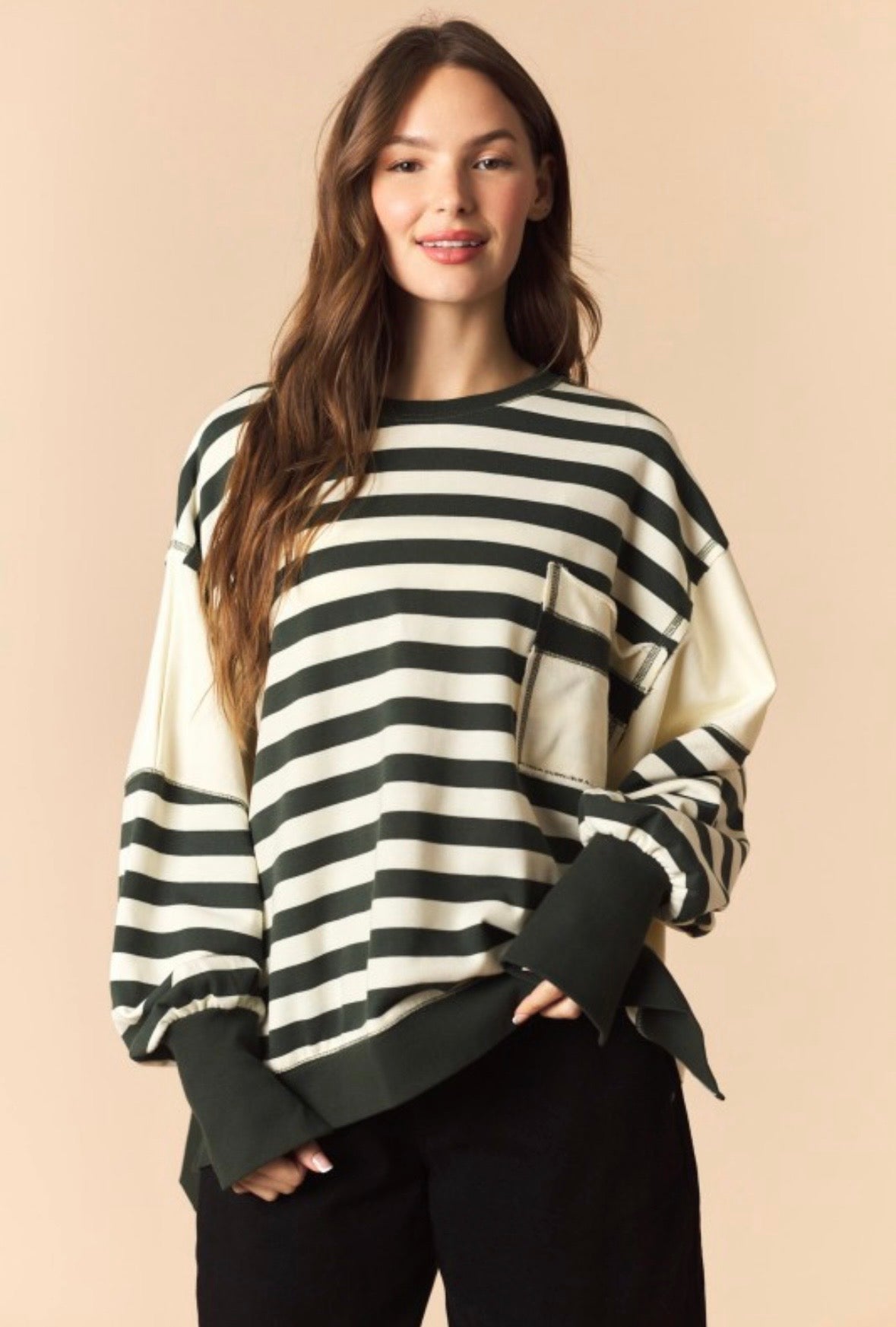 Evergreen Ease Oversize Sweatshirt