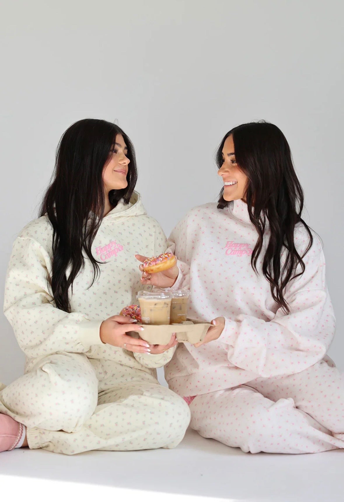 Happy Camp3r Vintage Floral Hoodie