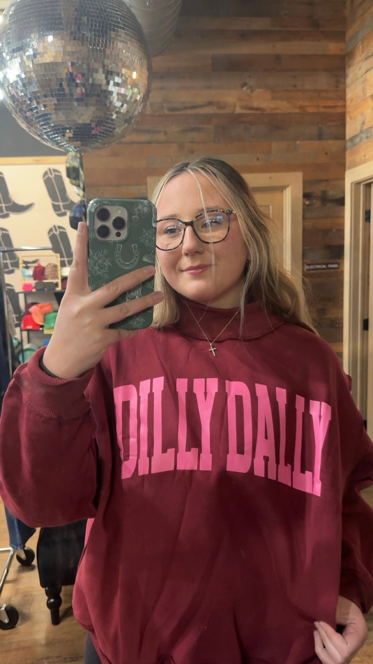 Dilly Dally Oversized Mockneck