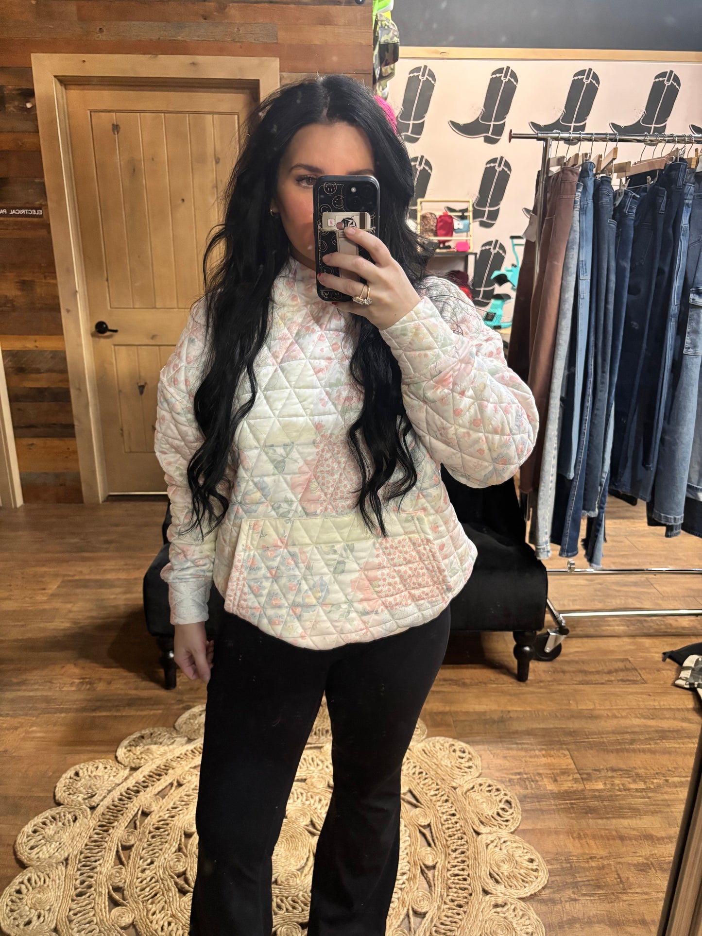Quilt Patchwork Hoodie
