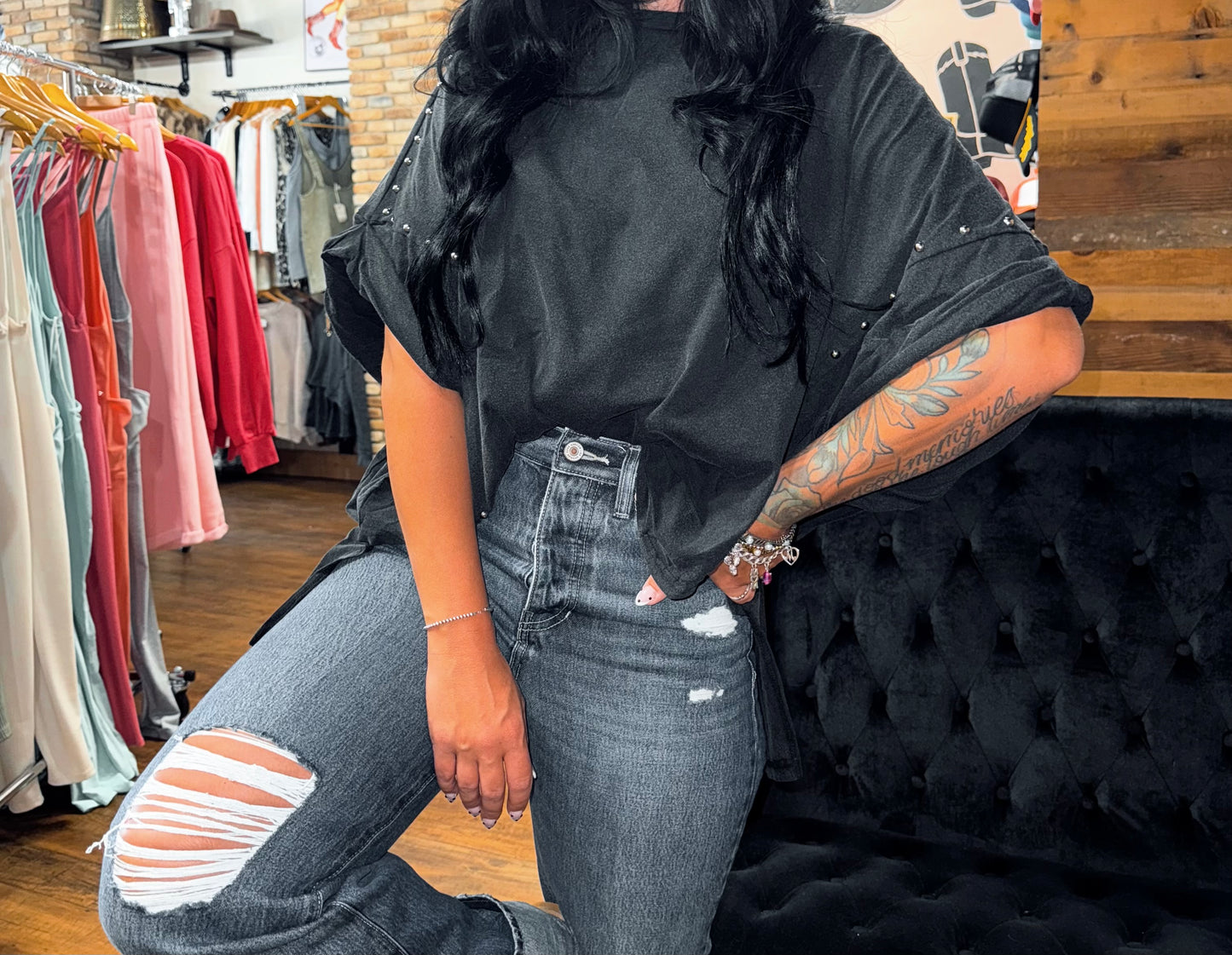 Rebel High-Low Tee