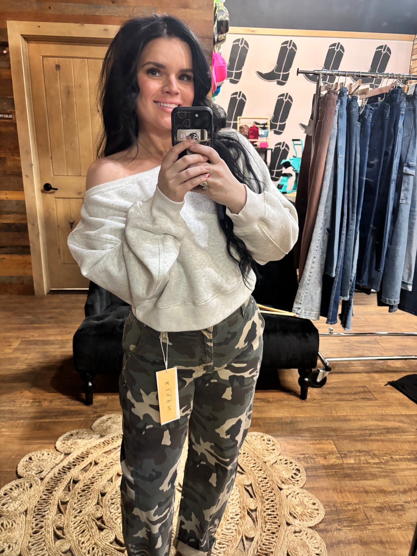 Cloud Cold Shoulder Top