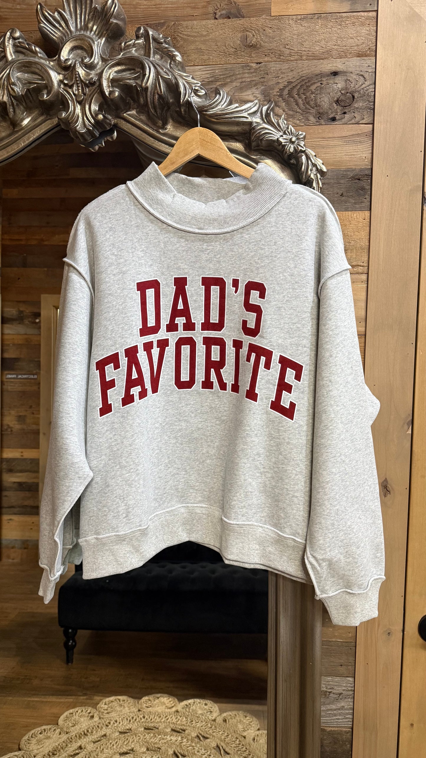 Mom’s/Dad’s Favorite Reversible Mockneck