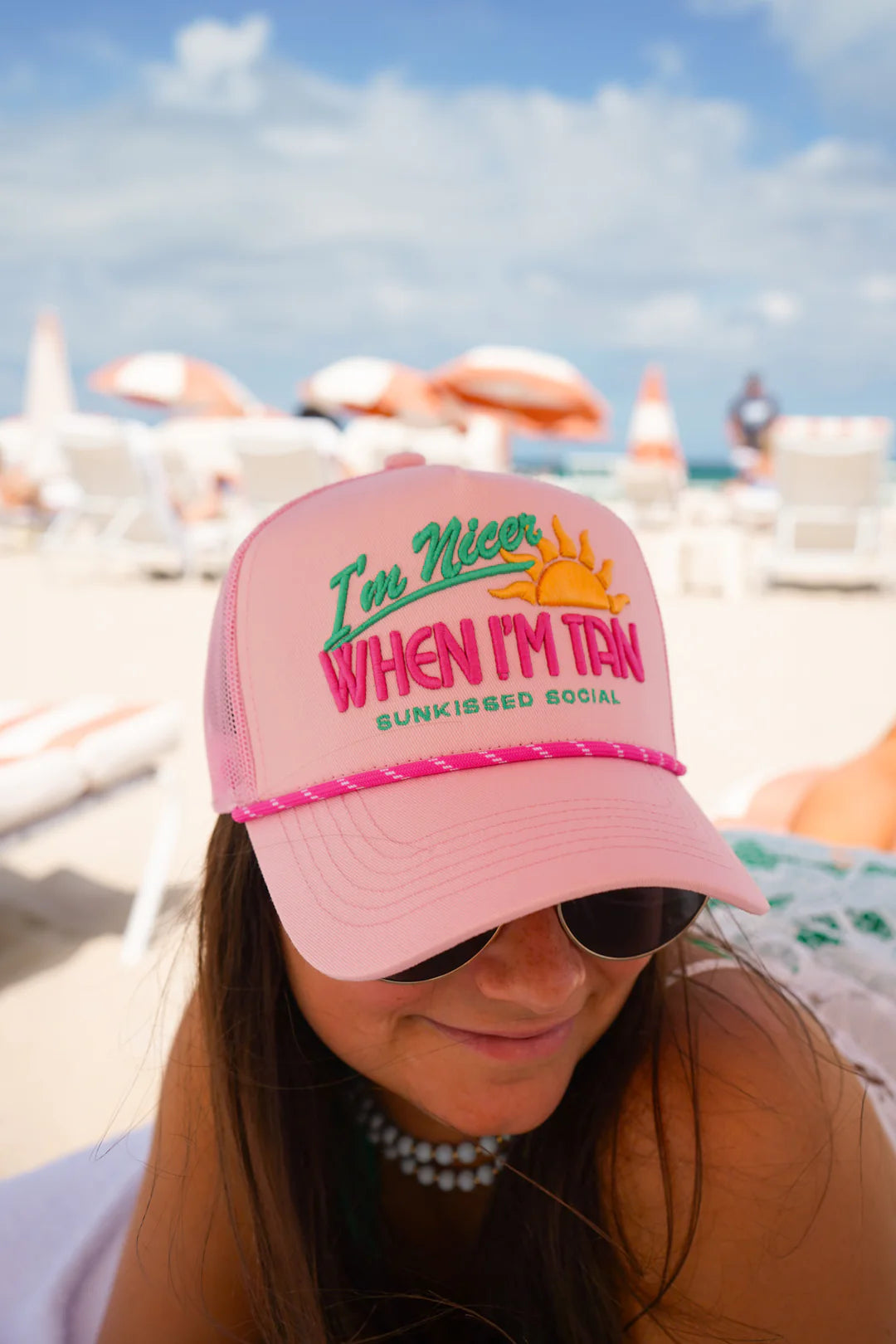 I’m Nicer When I’m Tan Trucker Hat