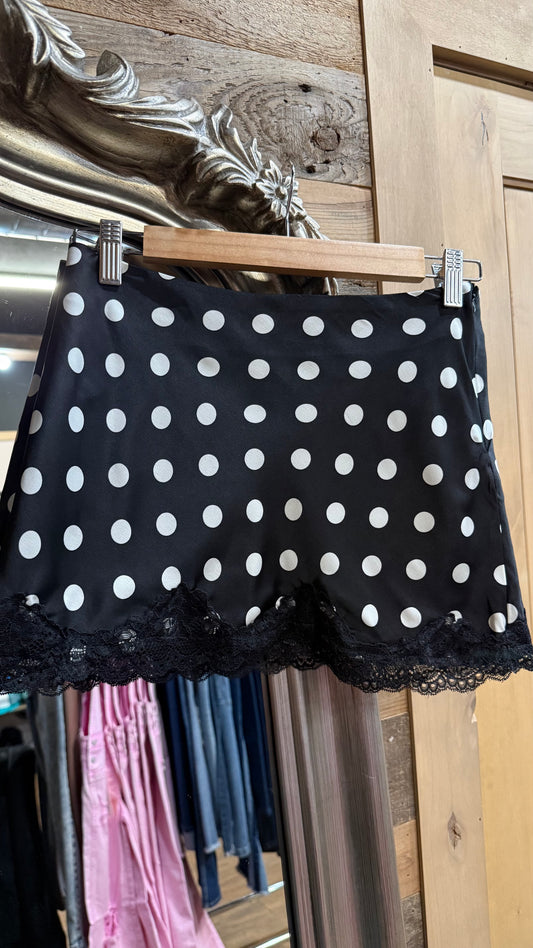 Polka Dot Princess Lace Skirt