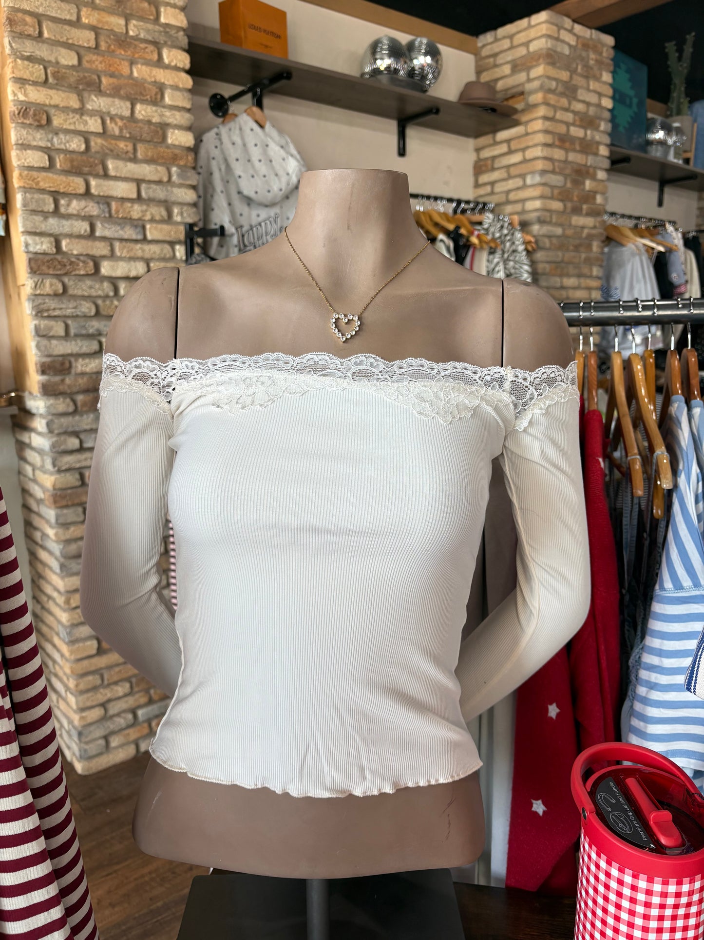 Sweet Talk Off-Shoulder Top