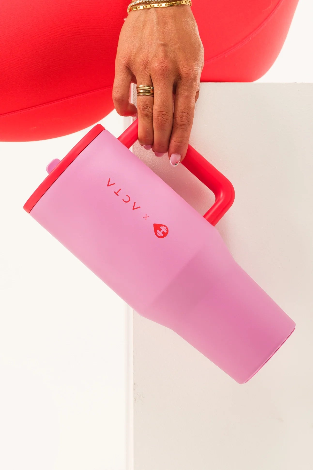 Strawberry 40oz Traveler Hydrojug
