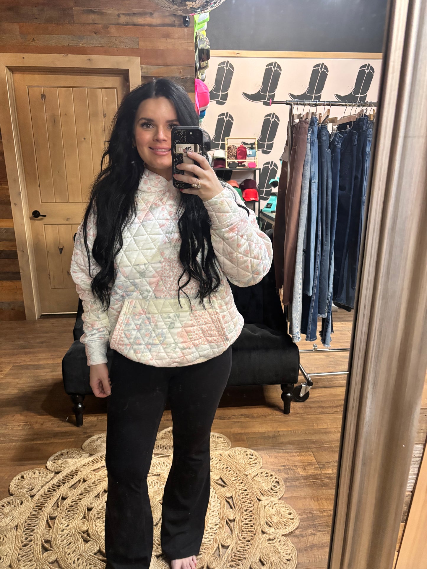 Quilt Patchwork Hoodie