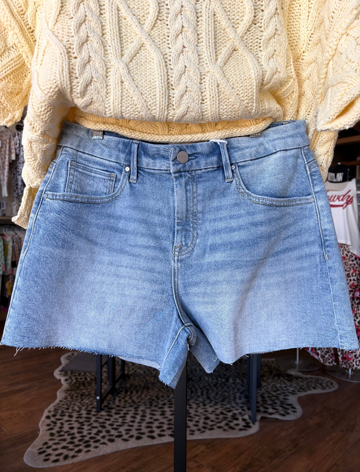 RISEN Denim Cutoffs