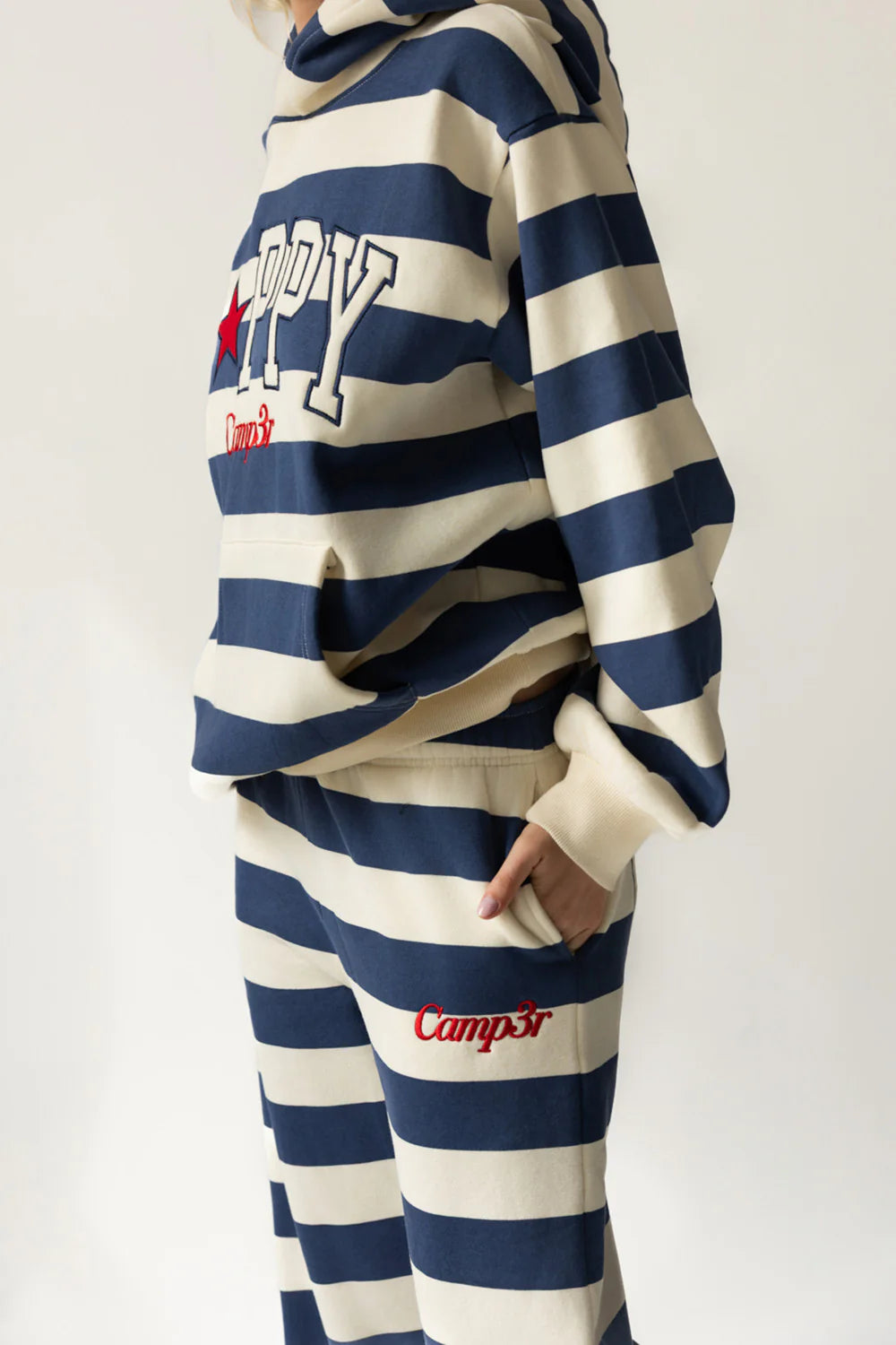 Happy Camp3r Indigo Stripe Pants