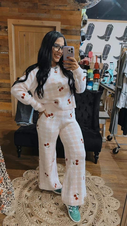 Cherry Sweater Set