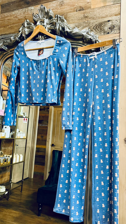 Teddy Night Gown Set