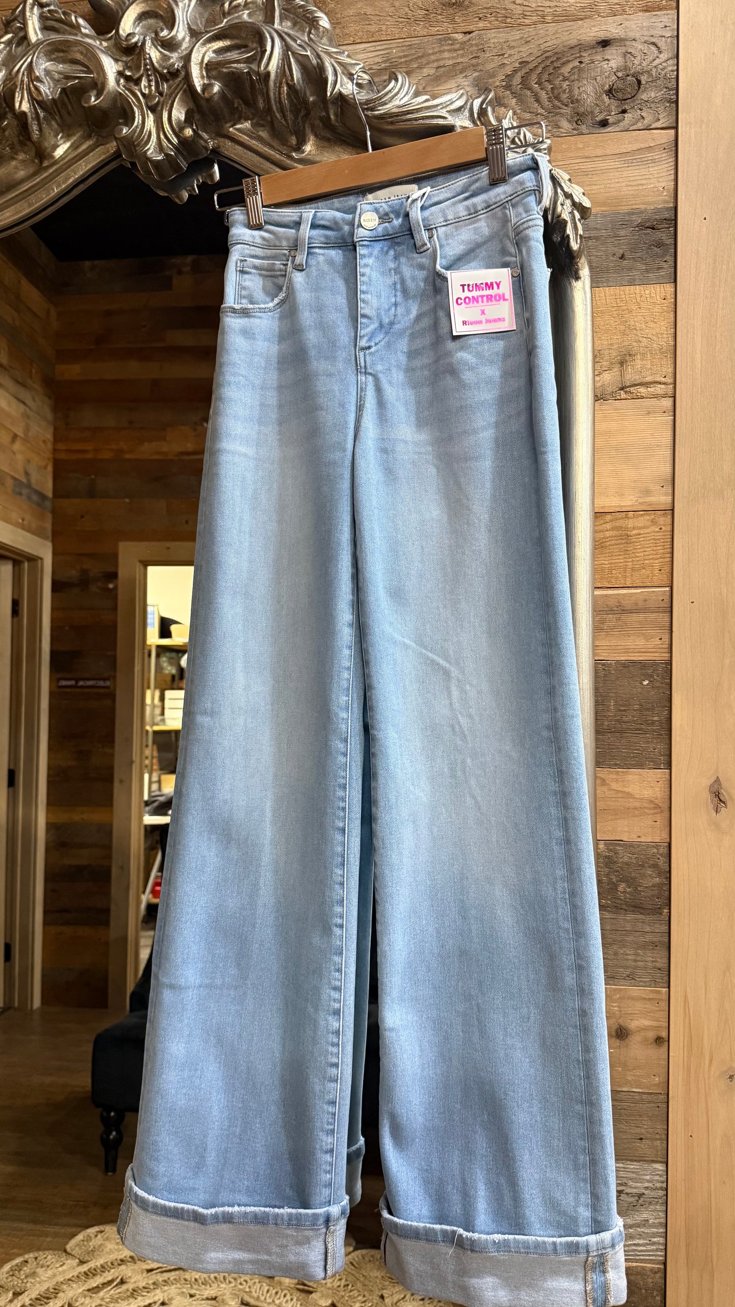 RISEN Tummy Control High Rise Long Inseam