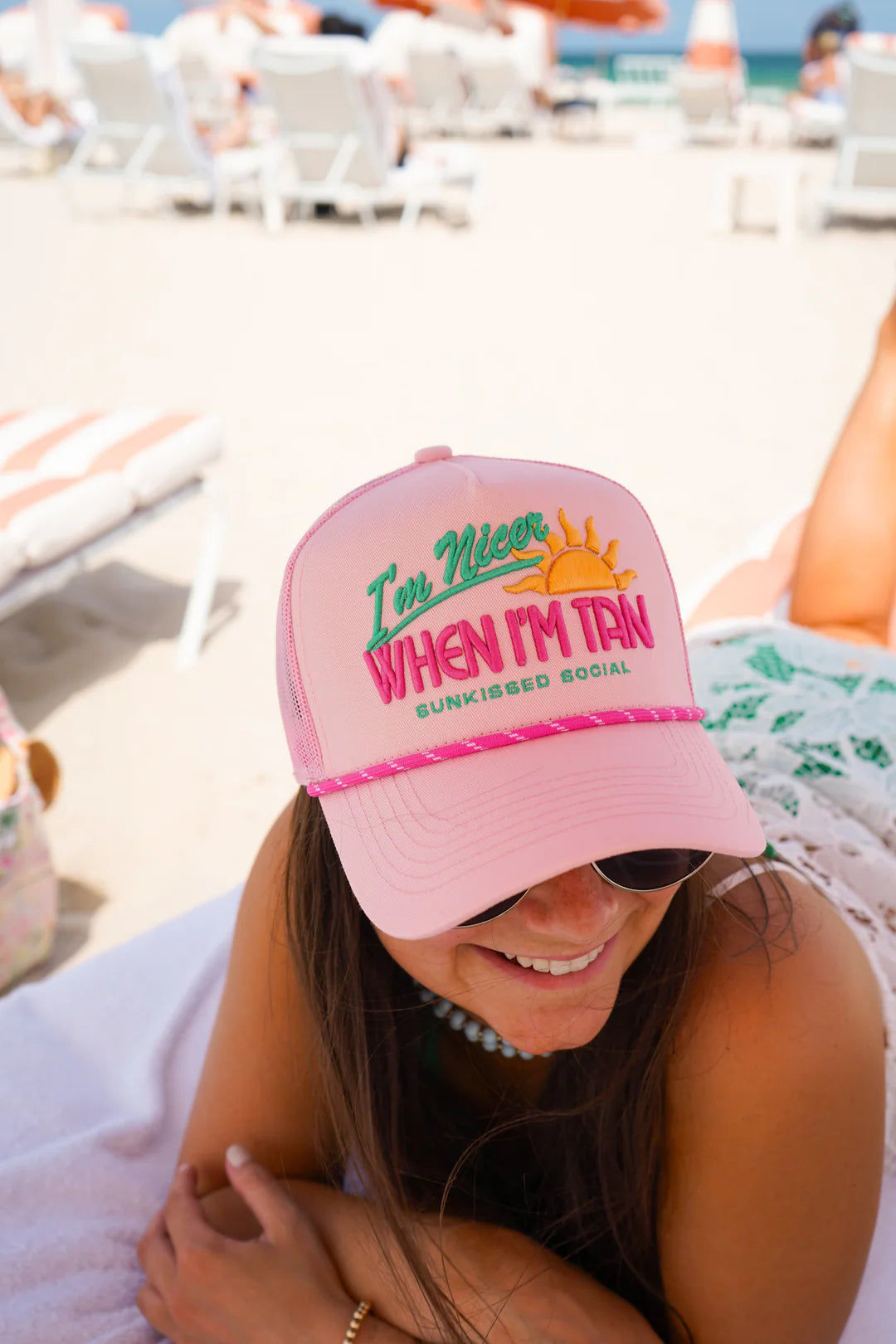 I’m Nicer When I’m Tan Trucker Hat