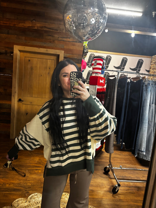Evergreen Ease Oversize Sweatshirt