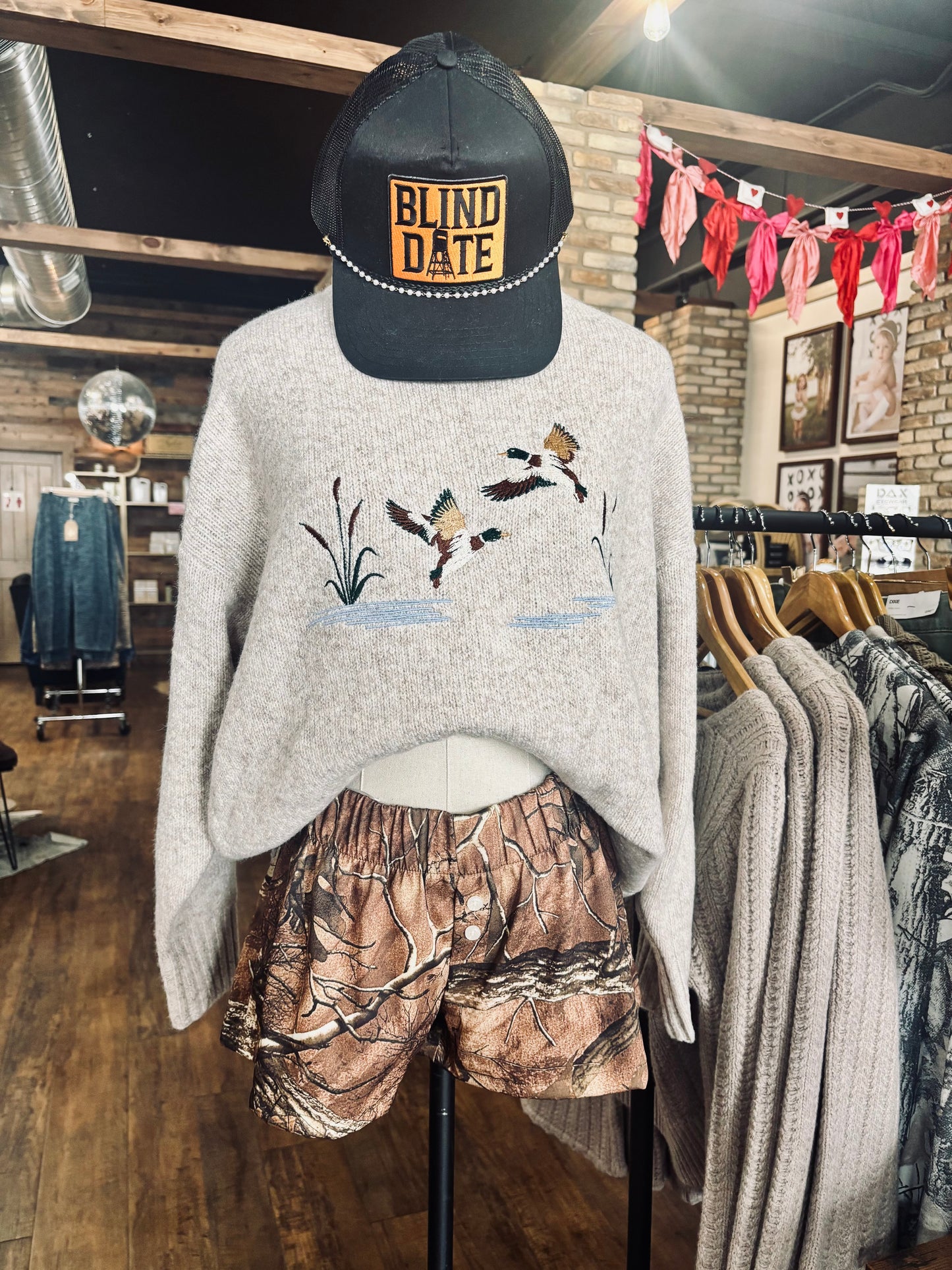 Pond Duck Oatmeal Sweater