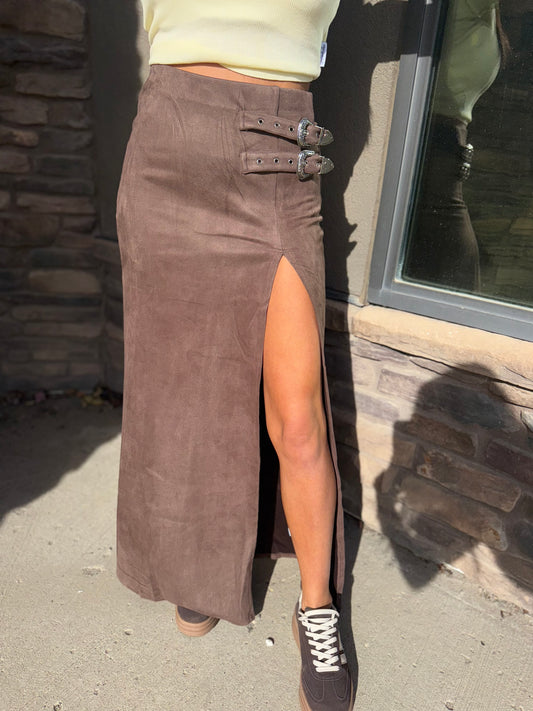Western Buckle Skirt