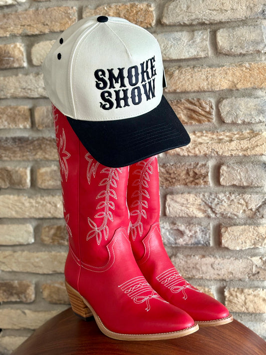 Ferrari Red Western Boots