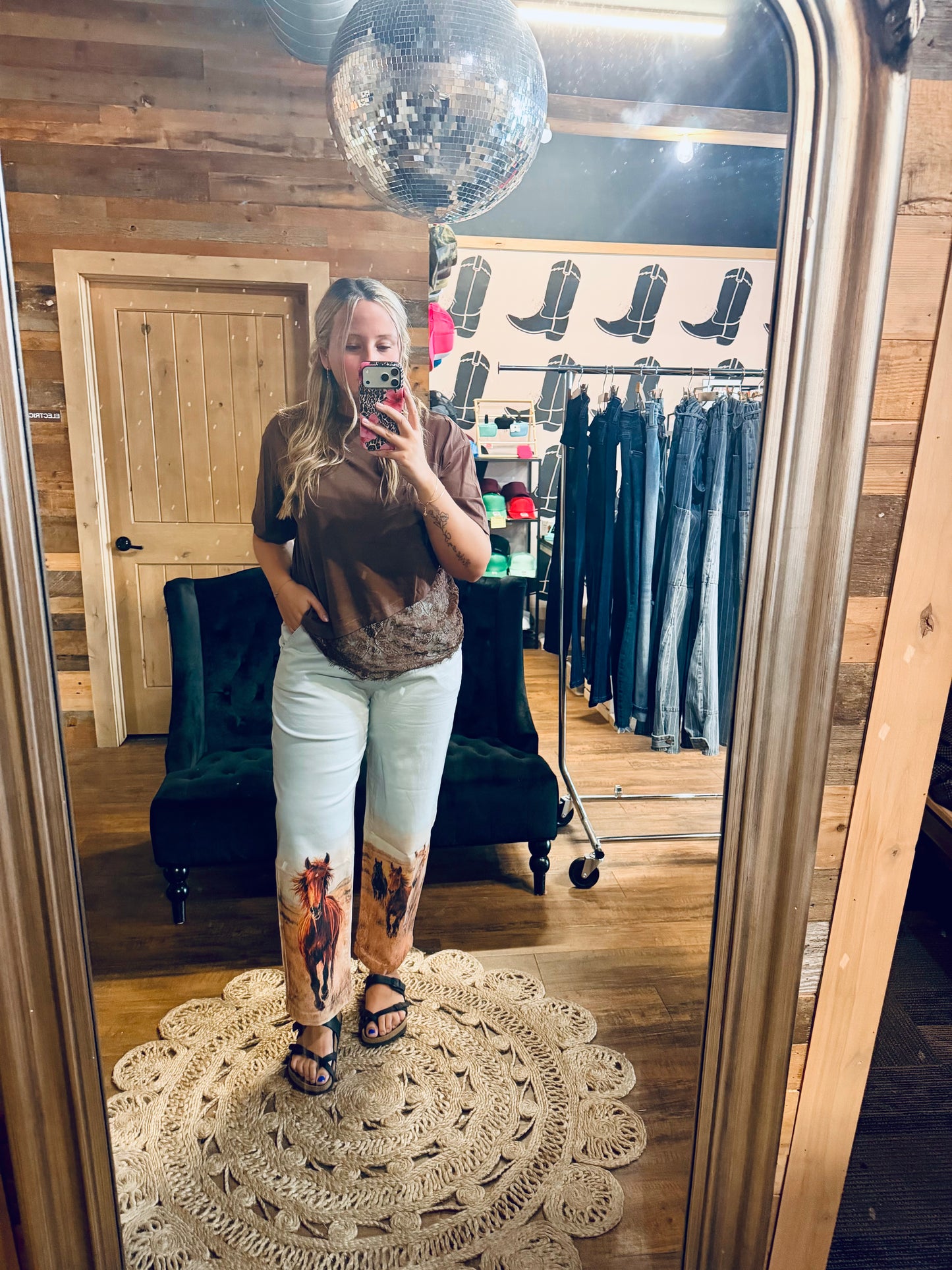 Wild Mustang Barrel Jean