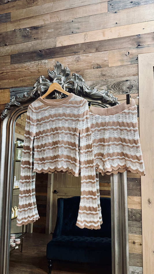 The Caramel Coast Knit Set