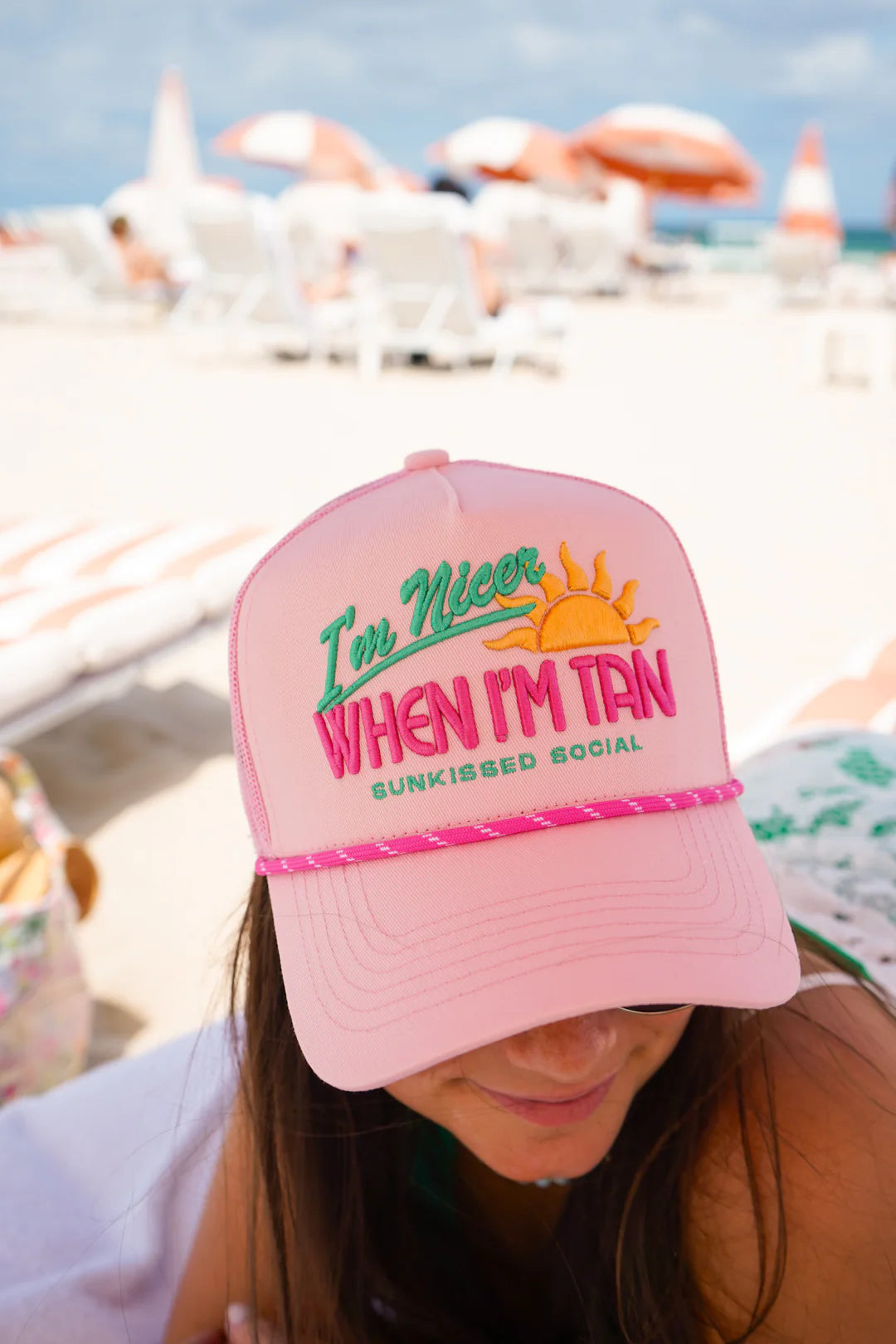 I’m Nicer When I’m Tan Trucker Hat