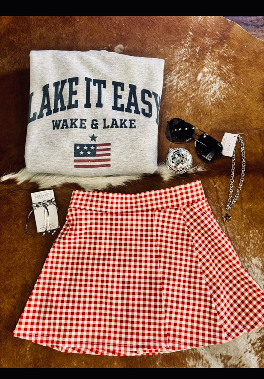 Lake It Easy Oversized Crewneck
