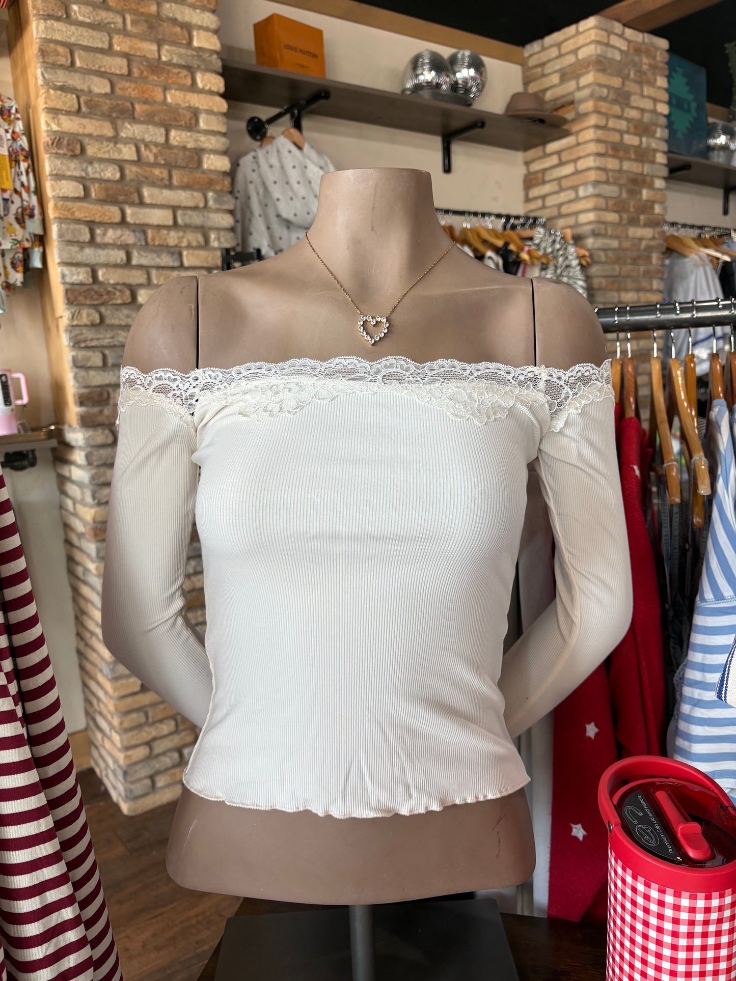 Sweet Talk Off-Shoulder Top