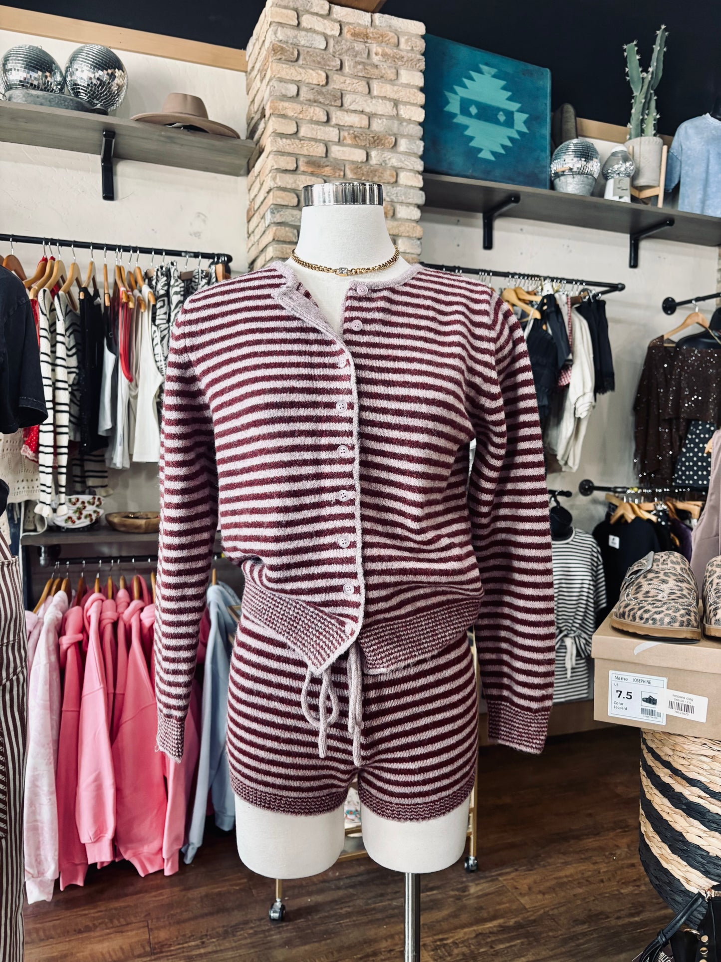 Raspberry Sweater Set