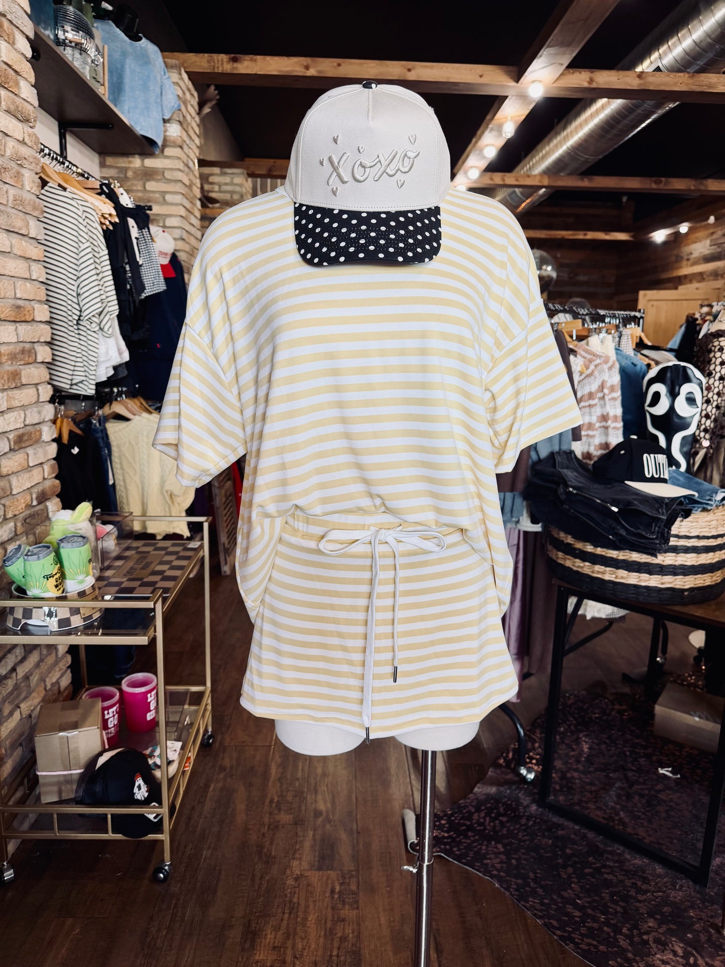 Butter Yellow Skort Set