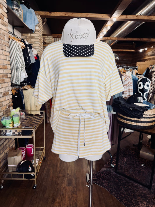 Butter Yellow Skort Set