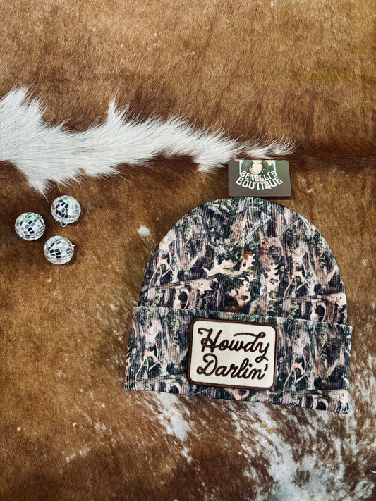 Howdy Darlin' Camo Beanie