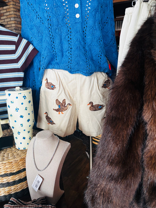 Corduroy Mallard Shorts