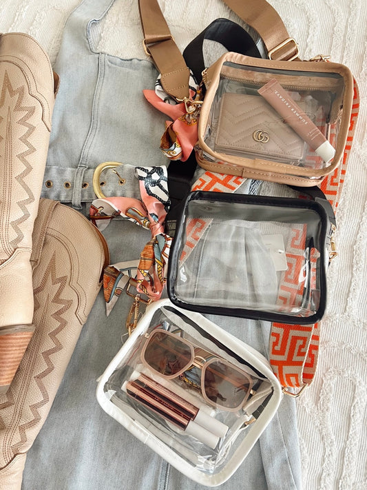 Clear Gameday + Concert Purse