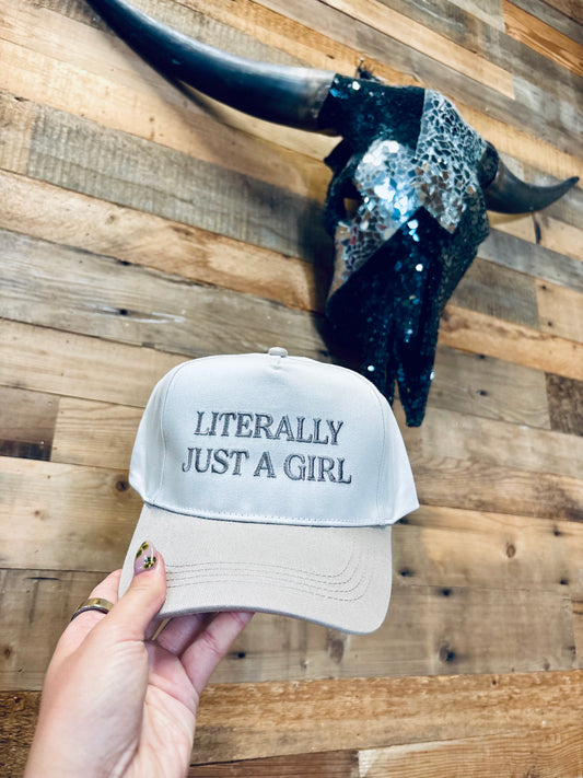 Literally Just A Girl Vintage Trucker