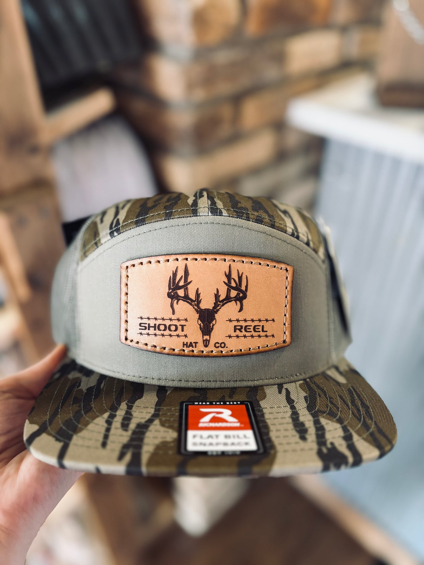 Shoot & Reel Mossy Oak Deer Skull  Hat