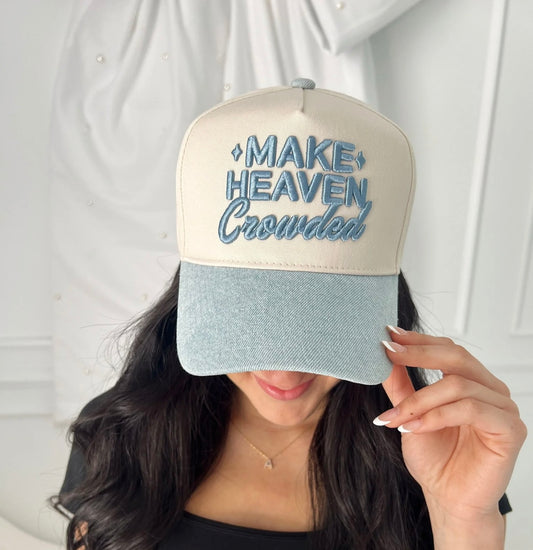 Make Heaven Crowded Denim Trucker