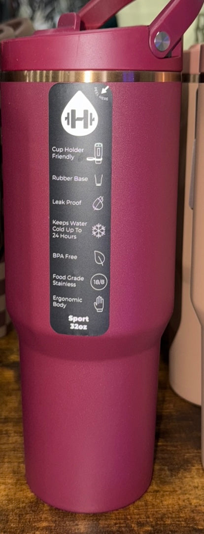 Merlot 32oz Sport Hydrojug