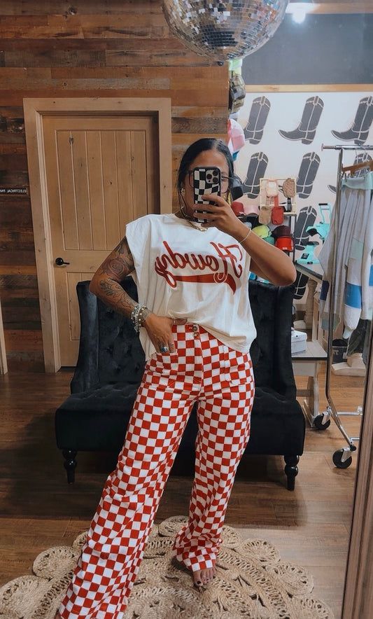 Red Hot Checkered Pants