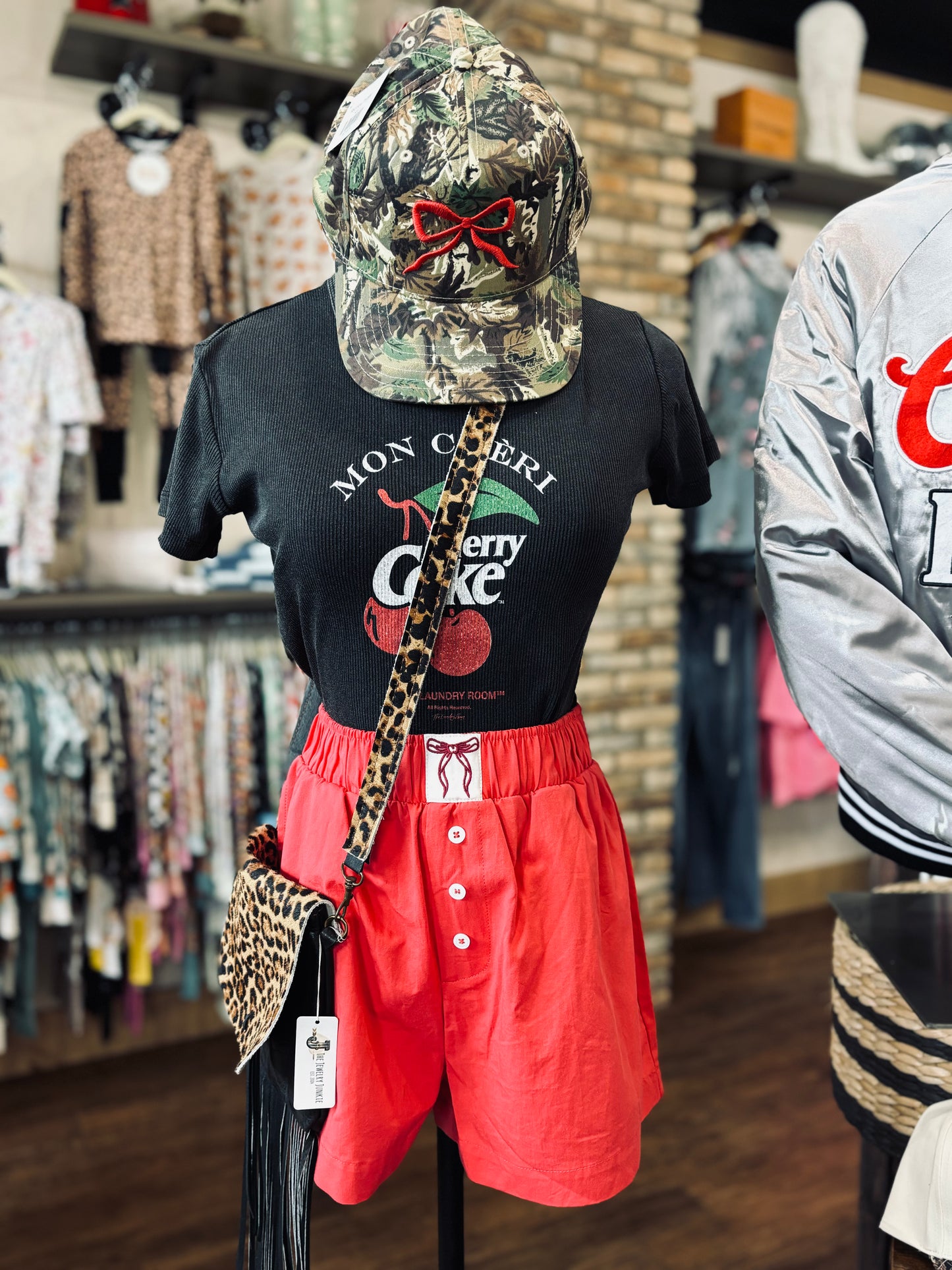 Cherry Coke Branch - Baby Tee - Black Snow