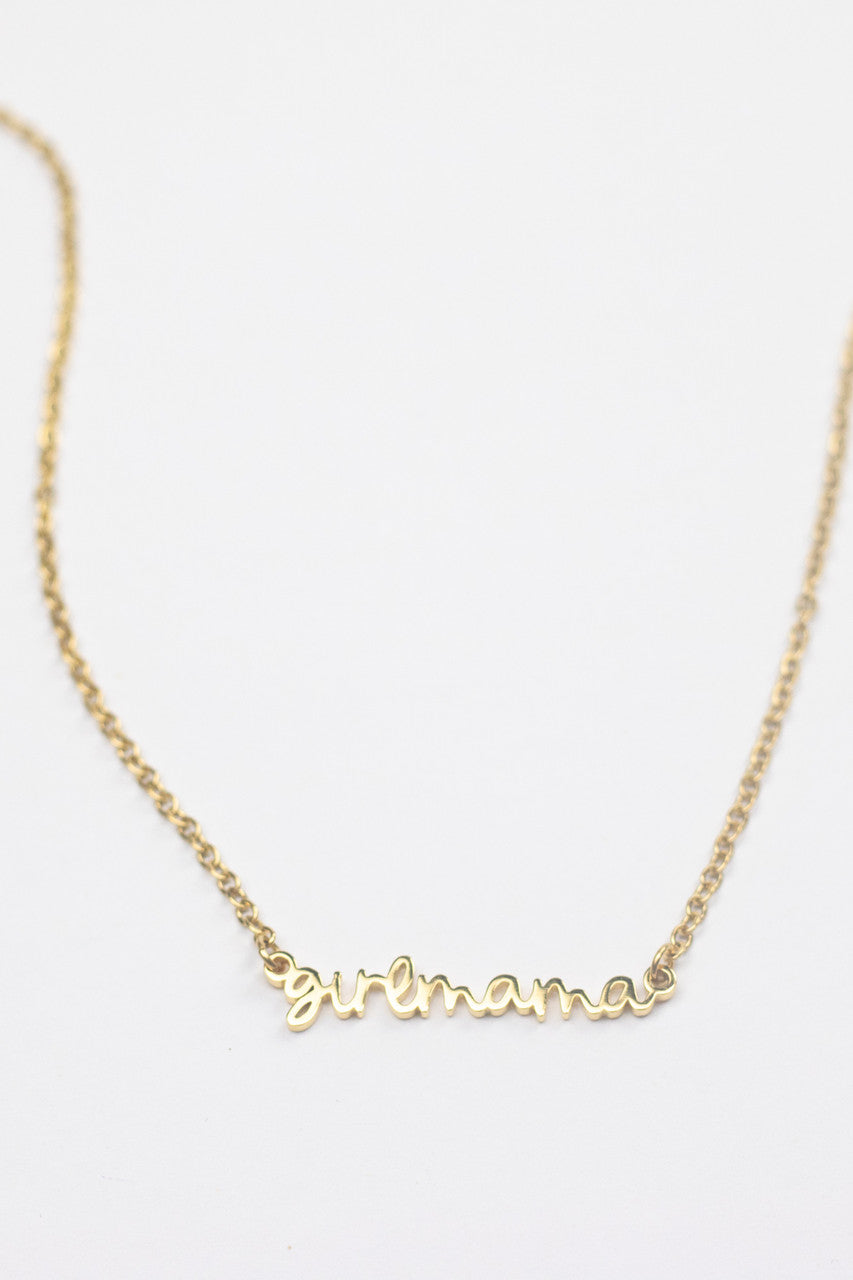 Ladies Necklace - Girl Mama